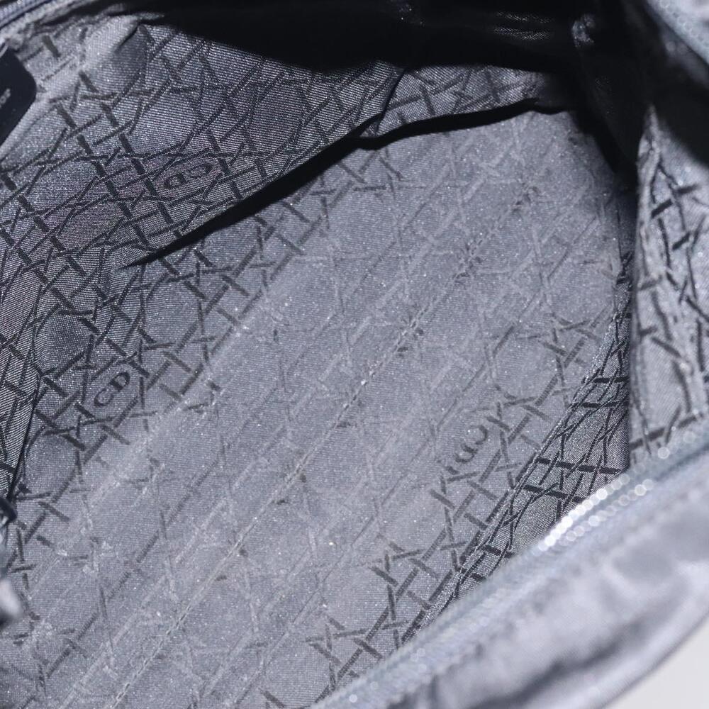 Christian Dior Tote Bag Nylon Black Silver Auth fm4460 - Picture 10 of 16